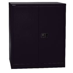 Bisley Universal Schrank Stahl 1 Fachboden abschließbar 914 x 400 x 1.000 mm Schwarz Produktbild