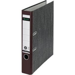 Leitz 180° Ordner DIN A4 52 mm Braun 2 Ringe 1050 Pappkarton Wolkenmarmor Hochformat Produktbild Print Hauptbild L