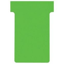 Nobo T-Steckkarten 2 Grün 6 x 8,5 cm 100 Stück Produktbild