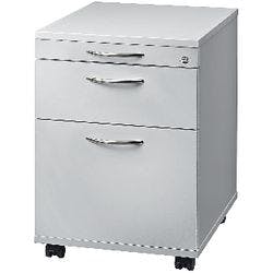 Hammerbacher Rollcontainer AC20 Lichtgrau 428 x 580 x 590 mm Produktbild
