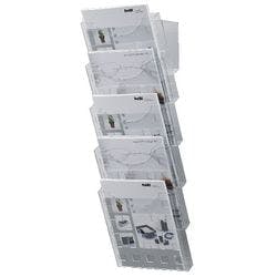 helit Wandprospekthalter DIN A4 Transparent Produktbild