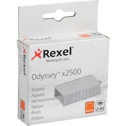 Rexel Odyssey Heftklammern 13/6 2100050 Verzinkter Stahl Silber 2500 Heftklammern Produktbild