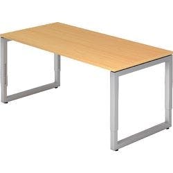 Hammerbacher Schreibtisch Buche 4 Füße 1.600 (B) x 800 (T) x 850 (H) mm Melaminharzbeschichtete Spanplatte Produktbild Print Hauptbild L