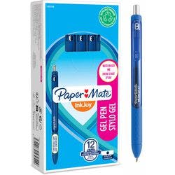 Papermate InkJoy Gelschreiber 0.7 mm Blau 12 Stück Produktbild
