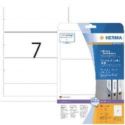 HERMA 10155 Ablösbare Ordneretiketten A4 38 x 192 mm Weiß 175 Stück Produktbild