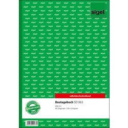 Sigel Bautagebuch SD063 DIN A4 Produktbild