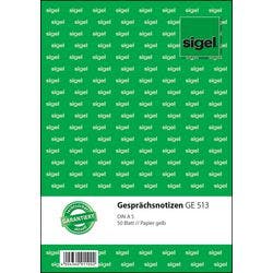 Sigel Gesprächsnotiz GE513 DIN A5 Produktbild