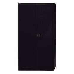 Bisley Universal Aufbewahrungsschank Stahl 3 Fachböden 914 x 400 x 1.806 mm Schwarz Produktbild