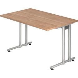 Hammerbacher Schreibtisch Matrix Walnuss 1.200 x 800 x 720 mm Produktbild