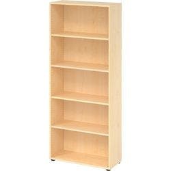 Hammerbacher Matrix Melaminharzbeschichtete Spanplatte Aktenschrank 4 Fachböden 800 x 330 x 1.880 mm Braun Ahorn Produktbild