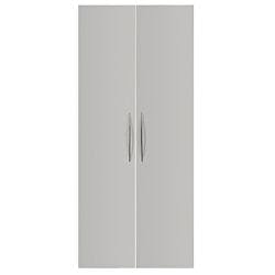 Hammerbacher Schranktüren Matrix Silber 790 x 16 x 1.840 mm Produktbild