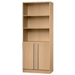 Hammerbacher Melaminharzbeschichtete Spanplatte Schrank 4 Fachböden 800 x 420 x 2.004 mm Braun Buche Produktbild