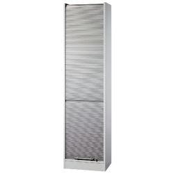 Hammerbacher Rollladenschrank Grau, Silber 500 x 400 x 2.004 mm Produktbild