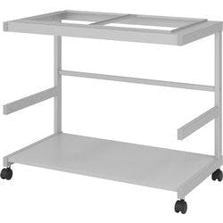 Hammerbacher Hängemappenwagen mit Hängeregister und Ablageboden Grau 810 x 430 x 670 mm Produktbild