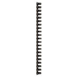 GBC Kunststoff Binderücken Schwarz 19 mm 165 Blatt DIN A4 100 Stück Produktbild