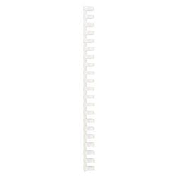 GBC PVC Plastikbinderücken Weiß 19 mm 165 Blatt DIN A4 100 Stück Produktbild