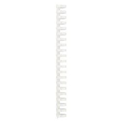 GBC Kunststoff Plastikbinderücken Weiß 25 mm 225 Blatt DIN A4 50 Stück Produktbild