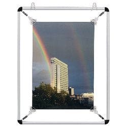 Franken DIN A4 Spannrahmen Silber Aluminium BS1101 31 (B) x 39,7 (H) cm Produktbild