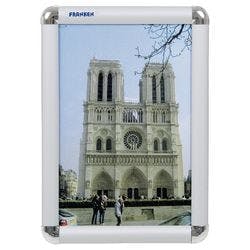 Franken DIN A4 Klapprahmen Silber BS0701 23,9 x 2,5 x 32,6 cm Produktbild