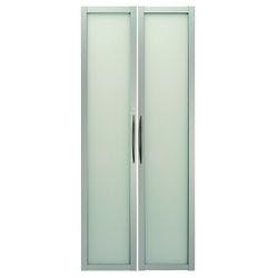 Hammerbacher Glas-Rahmentür Matrix Silber 790 x 19 x 1.840 mm 2 Stück Produktbild