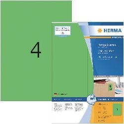 HERMA 4399 Multifunktionsetiketten SuperPrint Grün Rechteckig 400 Etiketten pro Packung Produktbild