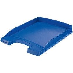 Leitz Plus Briefablage 5237 Slim DIN A4 Blau 25,5 x 35,7 x 3,5 cm Produktbild
