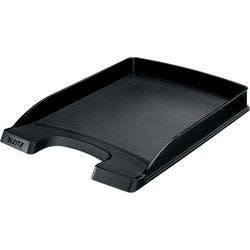 Leitz Plus Briefablage 5237 Slim DIN A4 Schwarz 25,5 x 35,7 x 3,5 cm Produktbild