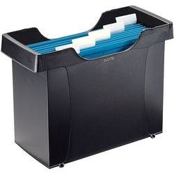 Leitz Plus Hängemappen Uni-Box 1993 mit 5 Leitz Hängemappen DIN A4 Schwarz 36,5 x 17 x 27,3 cm Produktbild