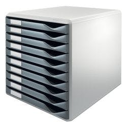Leitz Schubladenbox Formular-Set Polystyrol Grau 28,5 x 35,5 x 29 cm Produktbild