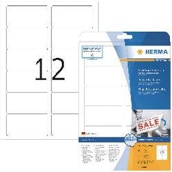 HERMA Wiederablösbare Etiketten 10010 Weiß Rechteckig 300 Etiketten pro Packung Produktbild