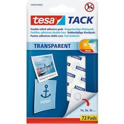Klebepads tesa Tack 72 Stück Produktbild