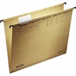 Leitz ALPHA Hängemappen 1915 DIN A4 V-Base 15 mm 250 g/m² Naturbraun 100% Recycelter Natron-Karton 25 Stück Produktbild