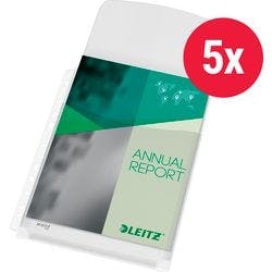 Prospekthüllen Leitz Maxi 5 Stück Produktbild
