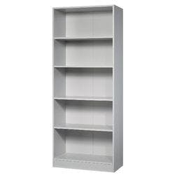 Hammerbacher Melaminharzbeschichtete Spanplatte Regal 4 Fachböden 800 x 400 x 2.004 mm Grau Produktbild