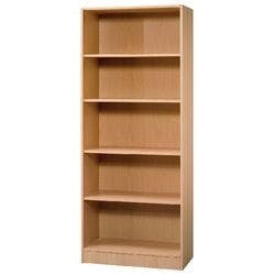 Hammerbacher Melaminharzbeschichtete Spanplatte Regal 4 Fachböden 800 x 400 x 2.004 mm Braun Buche Produktbild