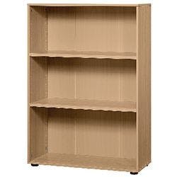 Hammerbacher Matrix Melaminharzbeschichtete Spanplatte Bücherregal 2 Fachböden 800 x 330 x 1.144 mm Braun Buche Produktbild