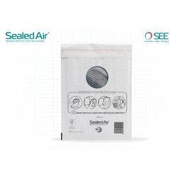 Mail Lite Luftpolster-Versandtaschen G/4 Weiß Ohne Fenster 240 (B) x 330 (H) mm Abziehstreifen 79 g/m² 10 Stück Produktbild