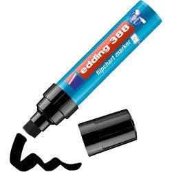 edding 388 Flipchart-Marker Extra Breit Keilspitze 4 - 12 mm Schwarz Wasserbeständig Produktbild