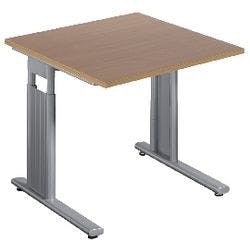 Geramoebel Schreibtisch Speed Office Buche-Nb. 800 x 800 x 820 x 68 - 82 mm Produktbild