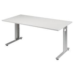 Geramoebel Schreibtisch Speed Office Lichtgrau 1.600 x 800 x 820 x 68 - 82 mm Produktbild