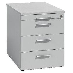 Geramoebel Rollcontainer Speed Office 3 Schubladen Lichtgrau 430 x 600 x 566 mm Produktbild