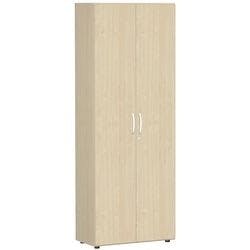 Geramoebel Speed Office Flügeltürenschrank ABS (Acrylnitril-Butadien-Styrol), Spanplatte 5 Fachböden abschließbar 800 x 420 x 2.160 mm Ahorn Braun Produktbild