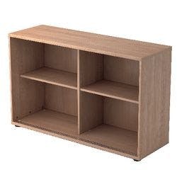 Hammerbacher Matrix Schiebetürenschrank Melaminharzbeschichtete Spanplatte 1 Fachboden 1.200 x 400 x 748 mm Walnuss Braun Produktbild