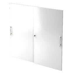 Hammerbacher Türen Matrix mit Aufbau Silber 1.200 x 1.100 mm 2 Stück Produktbild