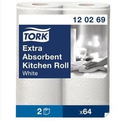 Tork Premium Küchenrolle 2-lagig 2 Rollen à 64 Blatt Produktbild