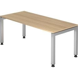 Hammerbacher J Serie Höhenverstellbar Schreibtisch Rechteckig Eiche 4 Füße 1.800 (B) x 680 (H) mm Holz Produktbild