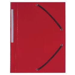 Exacompta Eckspannmappe Forever DIN A4 Rot Polypropylen 24 x 32 cm Produktbild