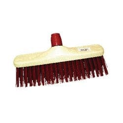 Essef Straßenbesen 31 x 31 cm Crème, Rot Produktbild