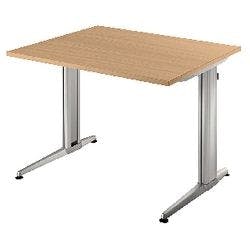 Hammerbacher Arbeitstisch Matrix Buche 800 x 800 x 720 mm Produktbild