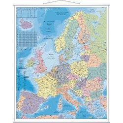 Franken Europa Karte Wandmontage 970 (B) x 1.370 (H) mm Produktbild